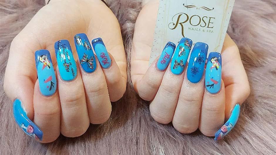 Transform your nails with a luxurious touch at Rose Nails and Spa in Auckland!